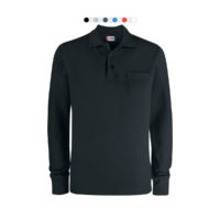 CLIQUE 028235 Basic Polo LS Pocket