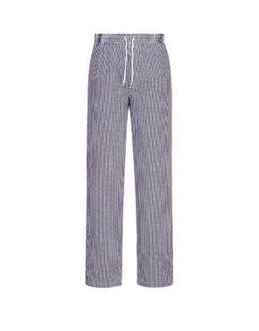 C079 - Pantalon de cuisine Bromley Bleu Check