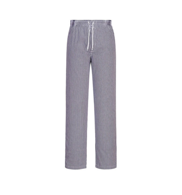 C079 - Pantalon de cuisine Bromley Bleu Check