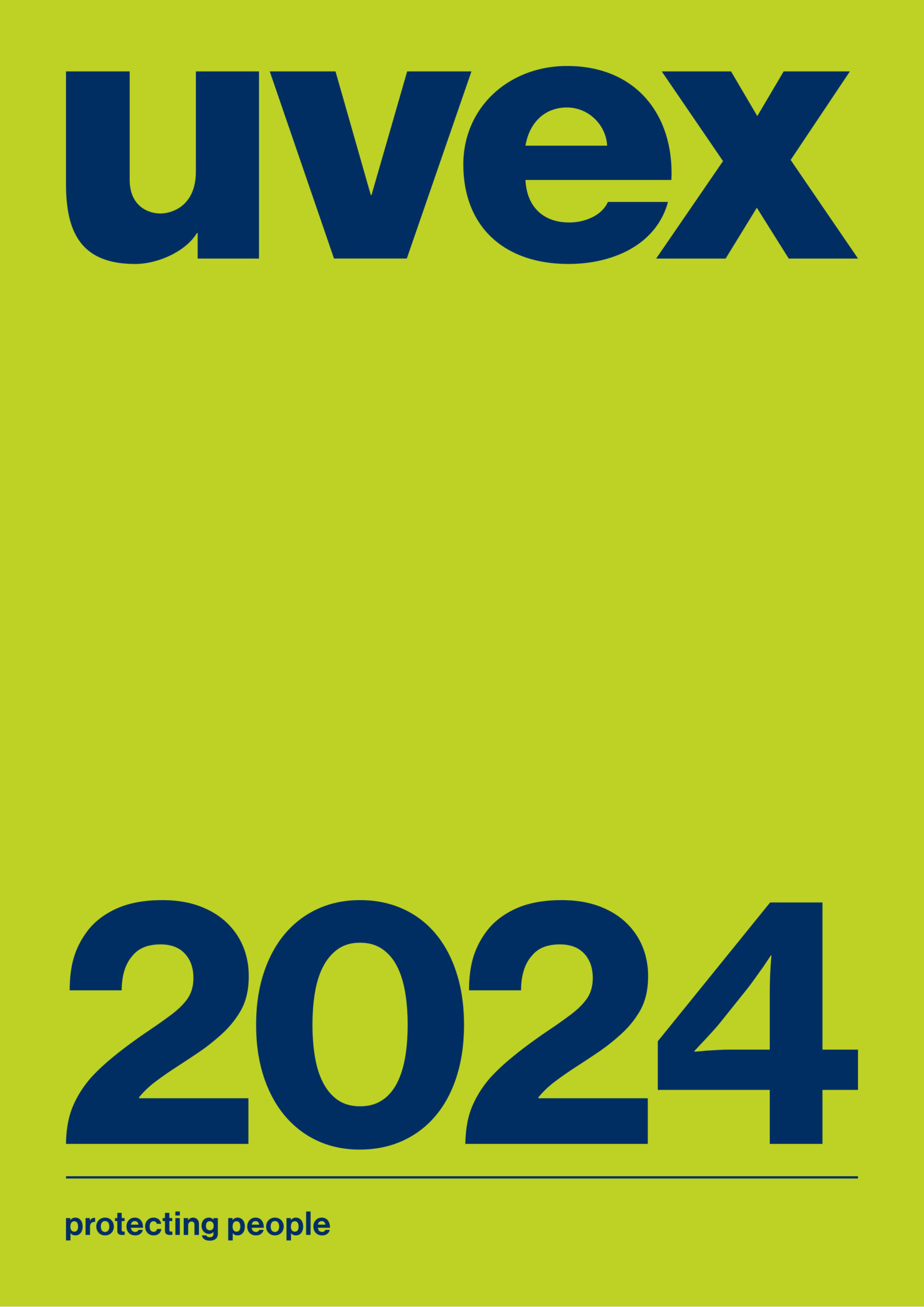 Couverture du catalogue UVEX 2024 - Gamme complète d'EPI chez ABIPRO