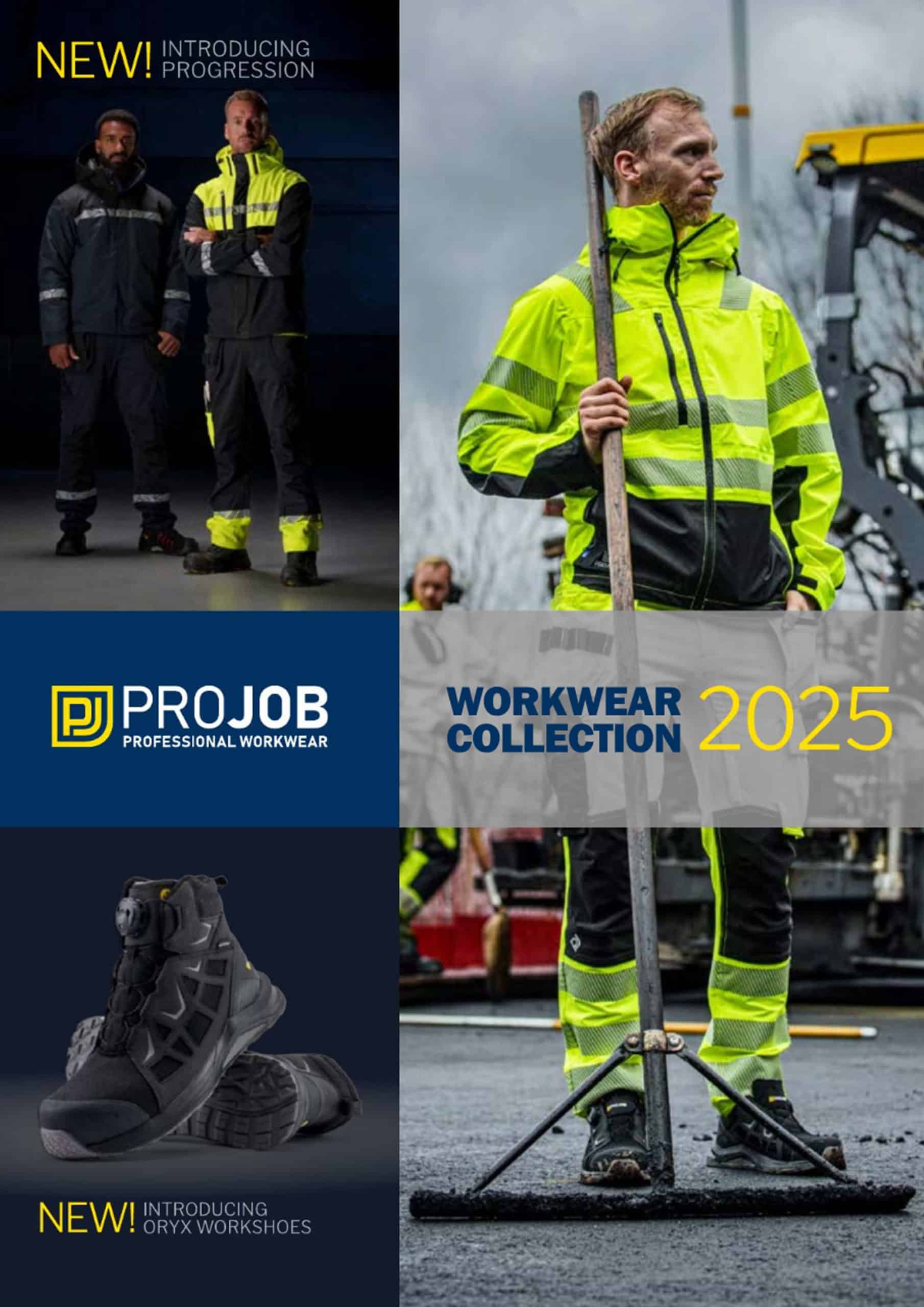 Catalogue ProJob 2025 – vêtements haute visibilité et tenues de travail professionnelles