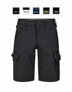 Short de travail Entire Engel 6337-234 en noir avec aperçu des 5 coloris disponibles.