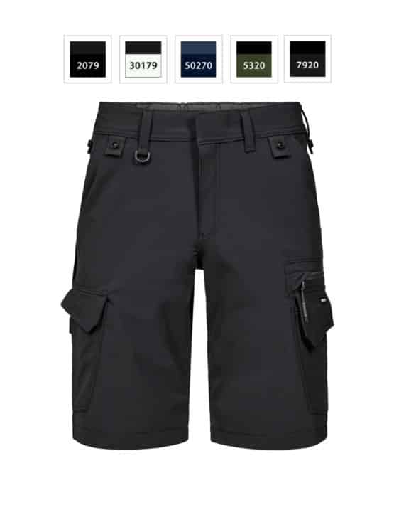 Short de travail Entire Engel 6337-234 en noir avec aperçu des 5 coloris disponibles.